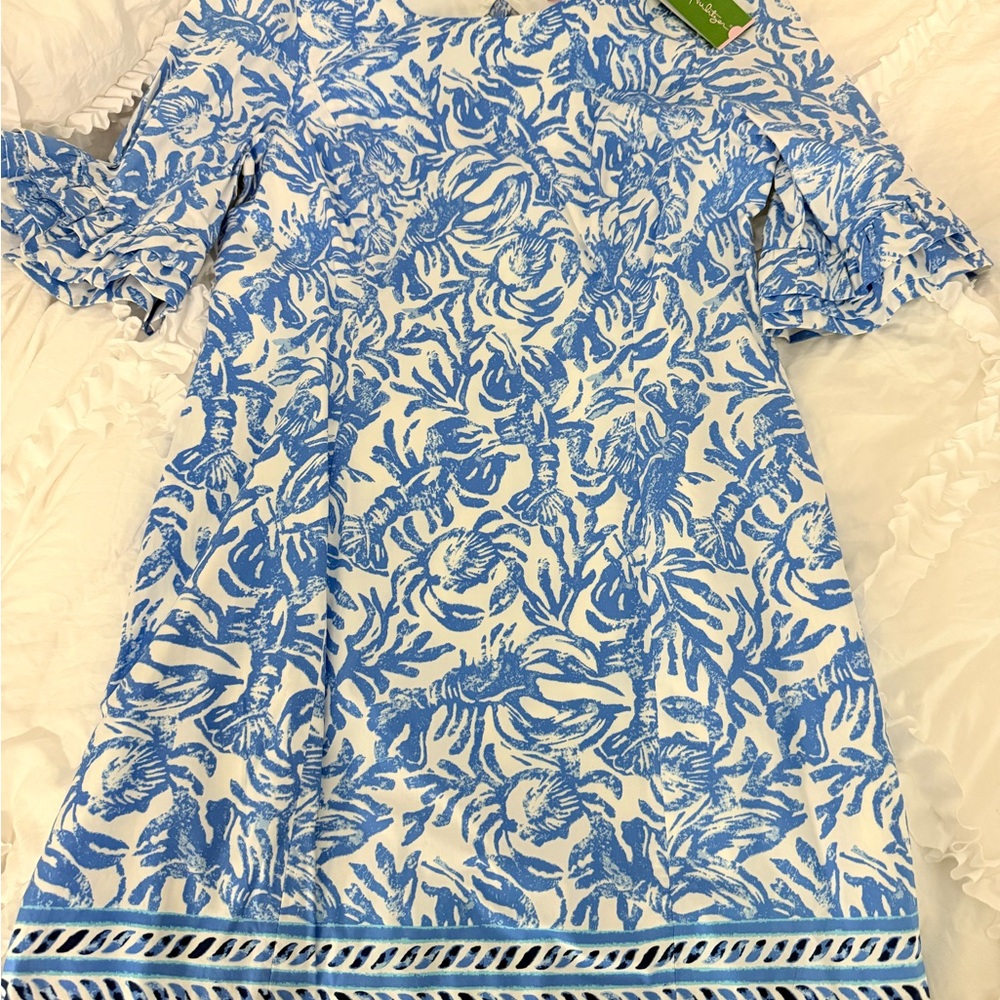 Lilly Pulitzer Blue and White Dress